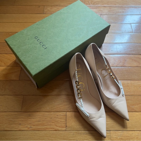 Gucci Pink Leather Heels - Picture 12 of 14